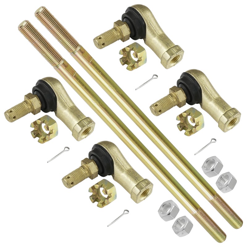 Caltric 2 Tie Rod Sets Compatible with Yamaha Big Bear 400 4Wd Yfm400 Yfm-400 2000-2012 - Image 1